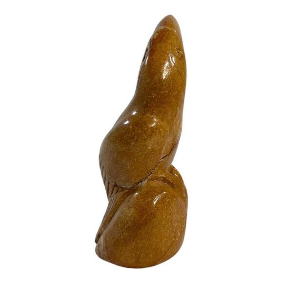 Hand Carved Tropical Panama Toucan Figure Souvenir Paperweight Stone Sculpture 6 - Picture 2 of 7
